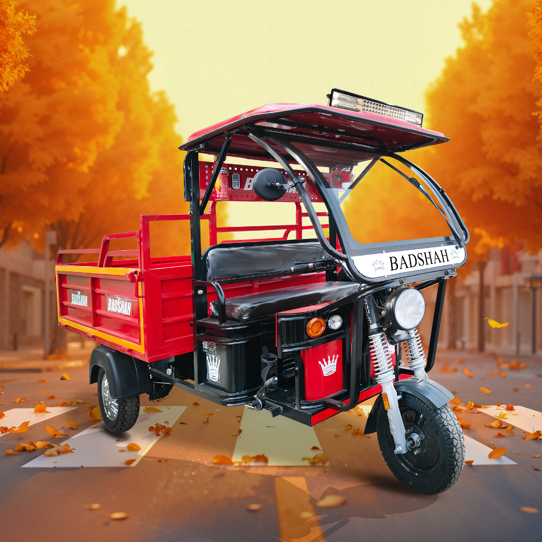 Main view of the BADSHAH loader E-Rickshaw