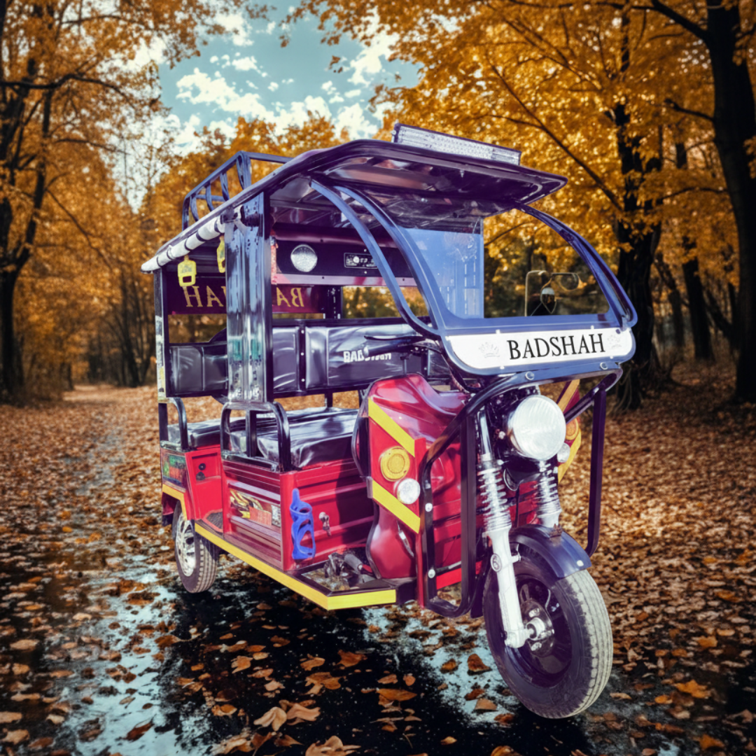Main view of the BADSHAH queen-ms E-Rickshaw